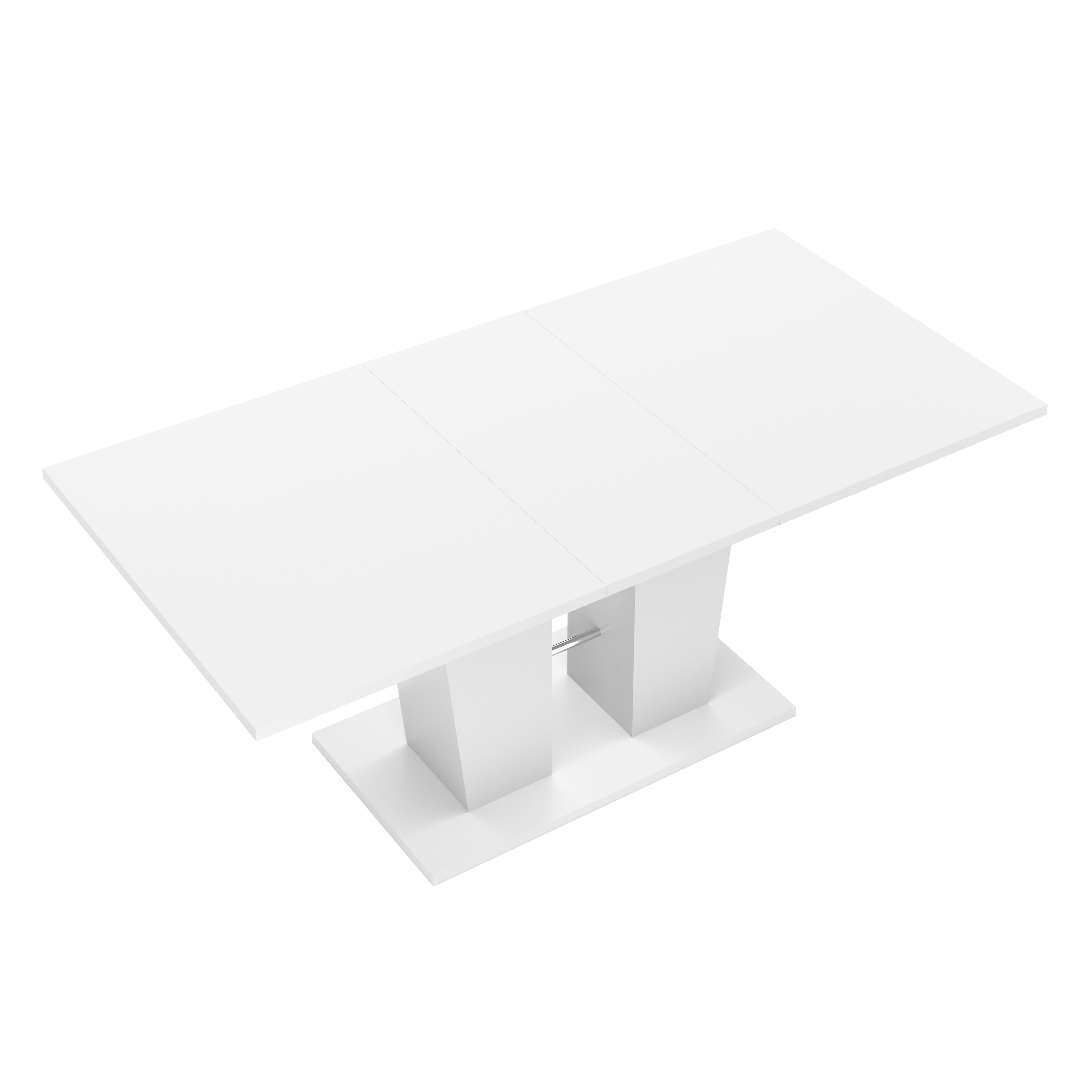Esstisch ausziehbar VICTORIA 140/180 x 90 cm weiss