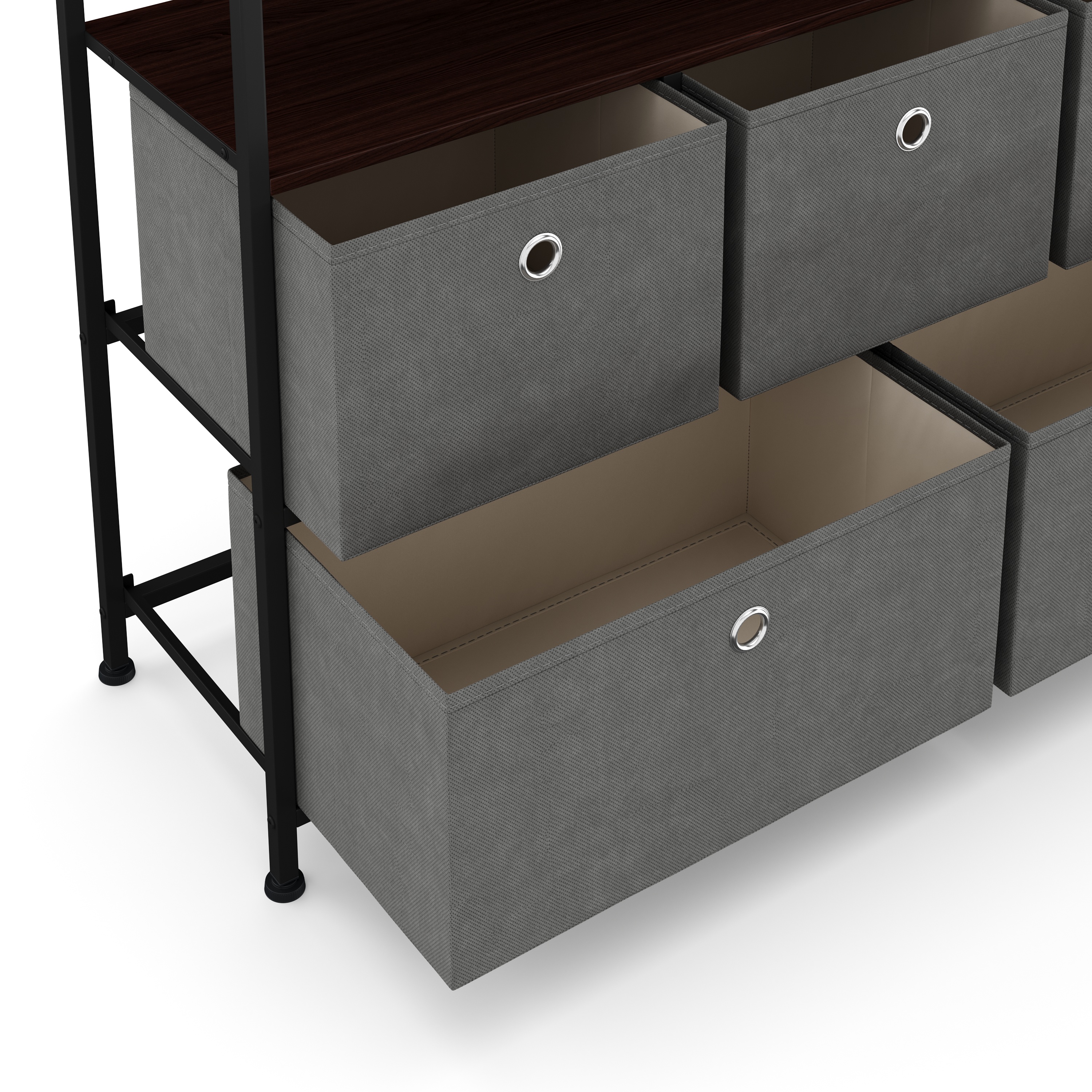 Sideboard MIKA 100 x 78 cm anthrazit
