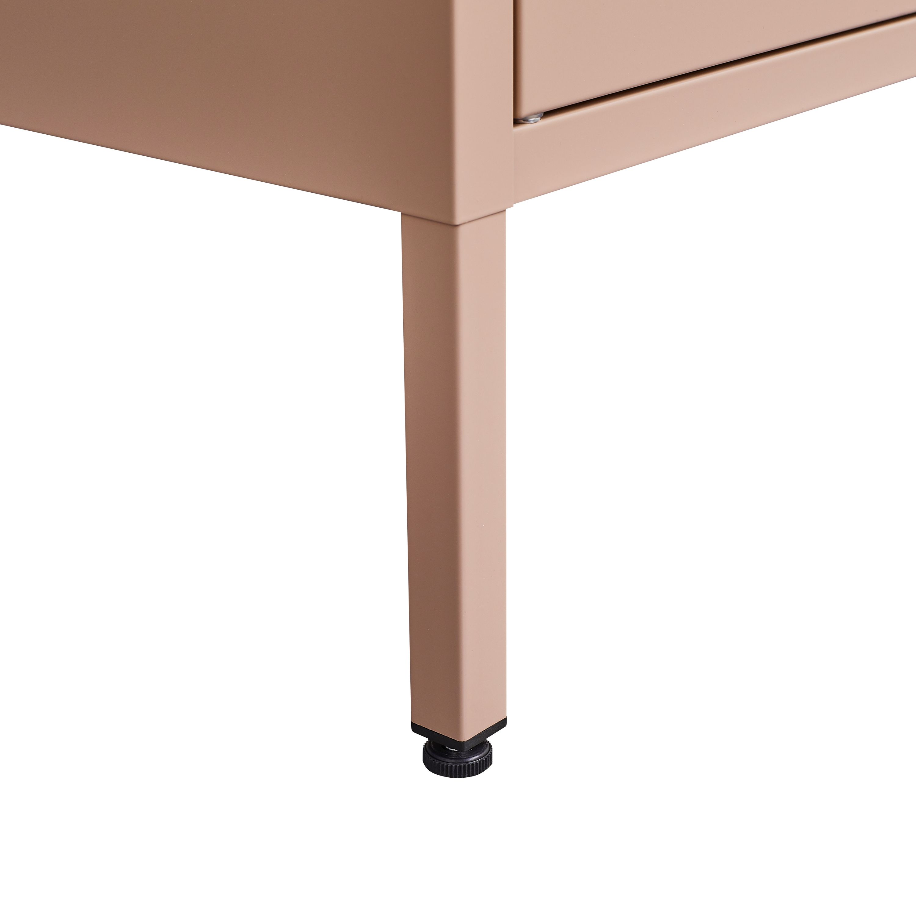 Sideboard Metall KLAUS 115 x 59 cm taupe