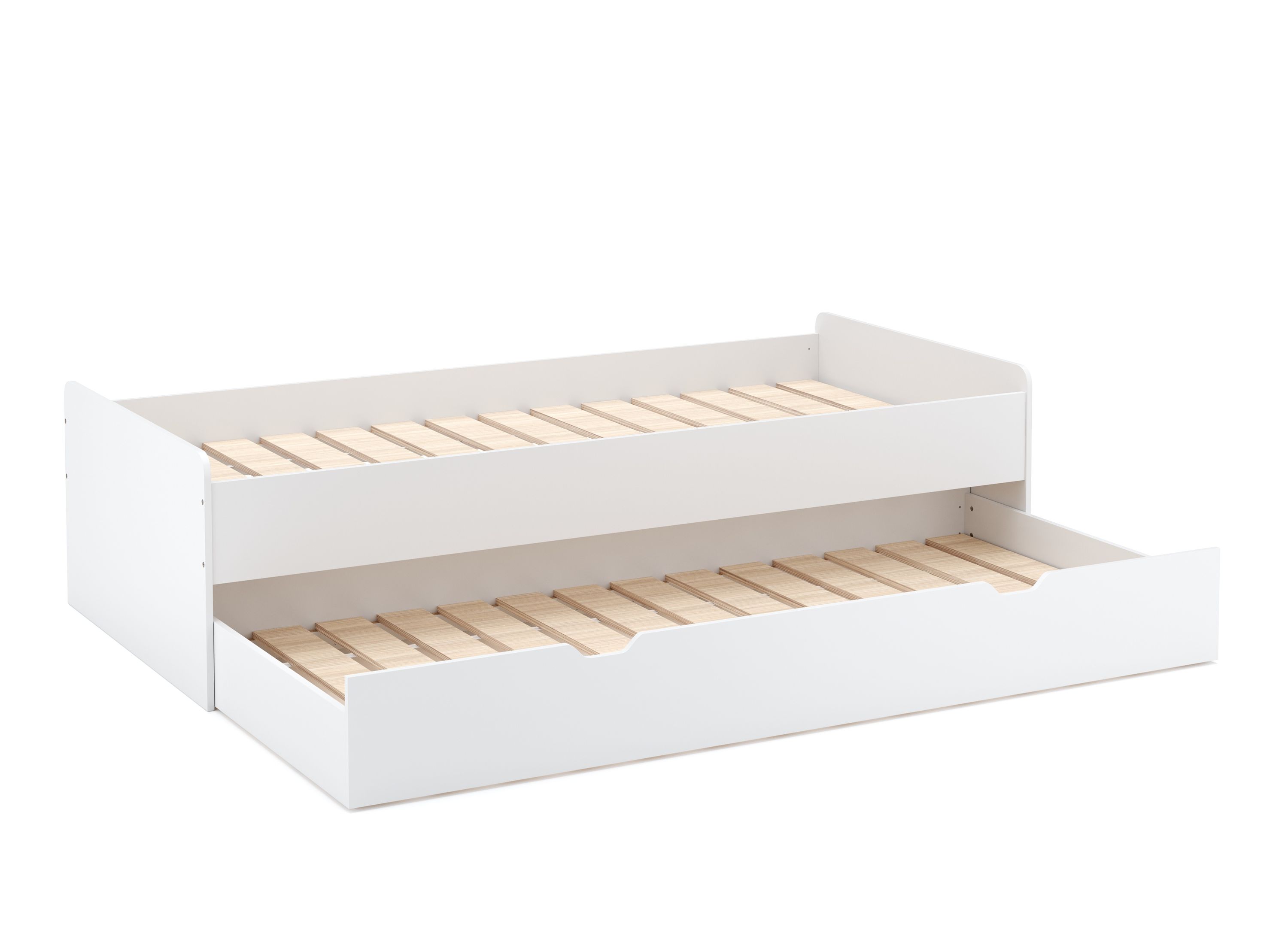 Ausziehbett TALA 90 x 200 cm weiss