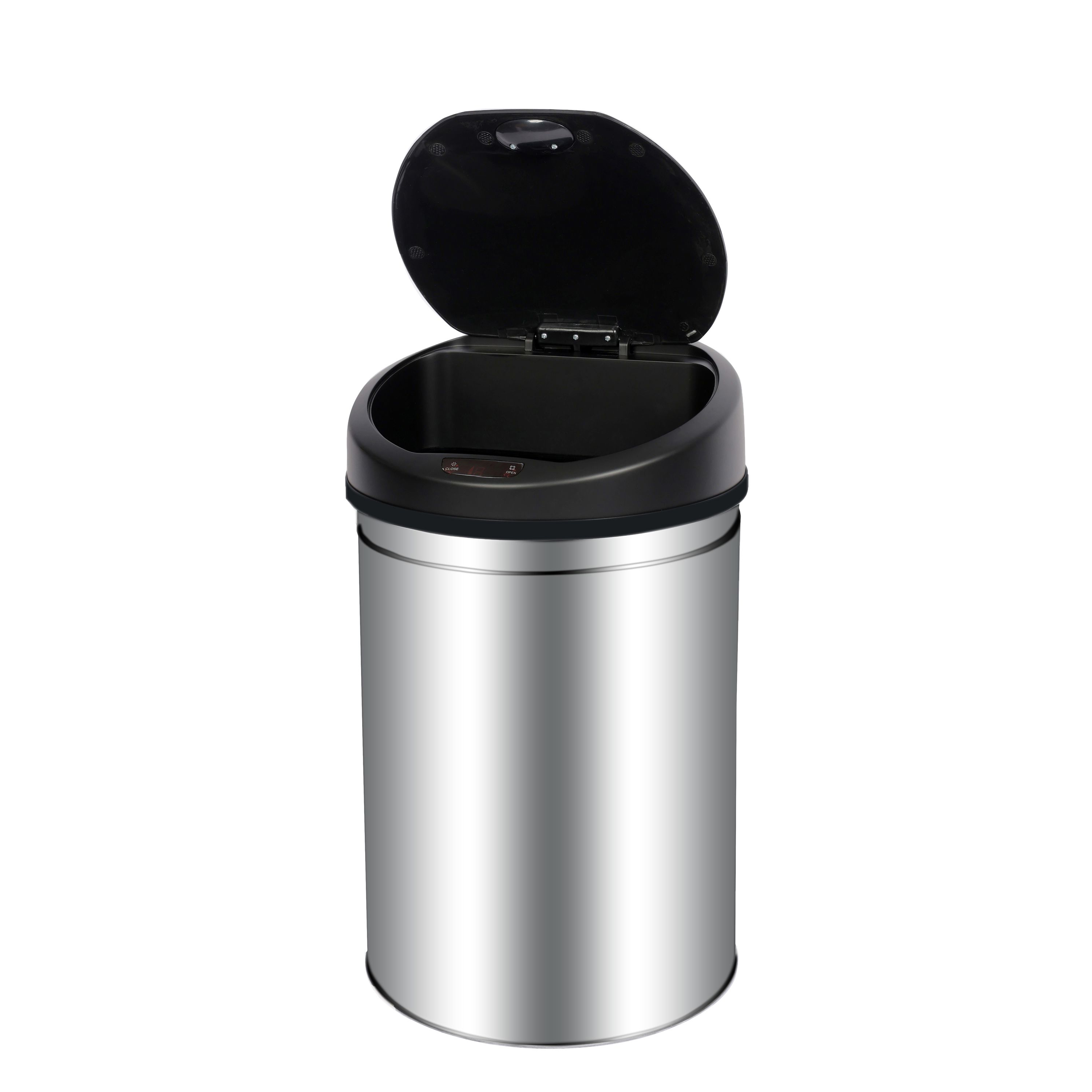 Abfalleimer mit Sensor 30L chrom