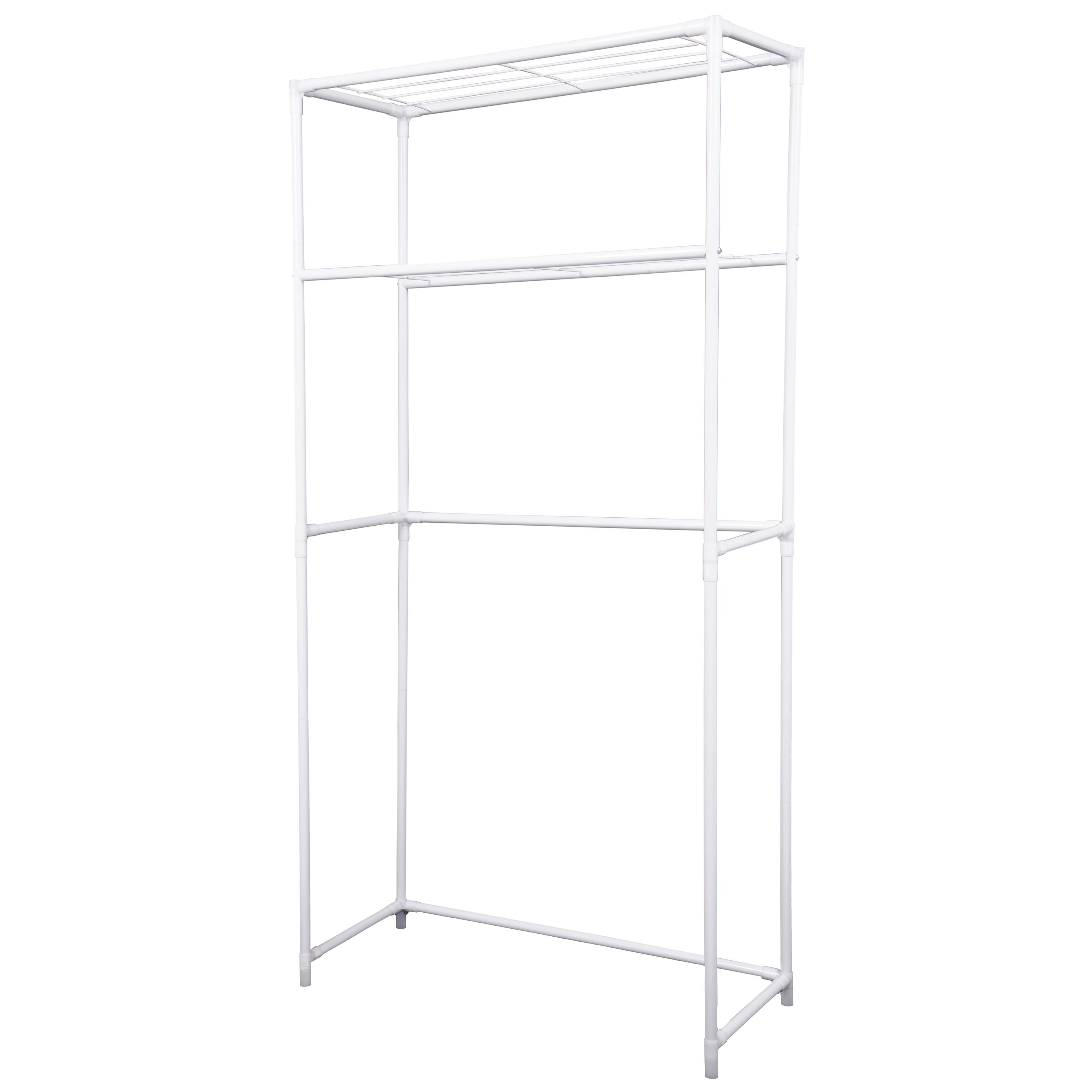 Badezimmerregal 68 x 28 x 134 cm weiss