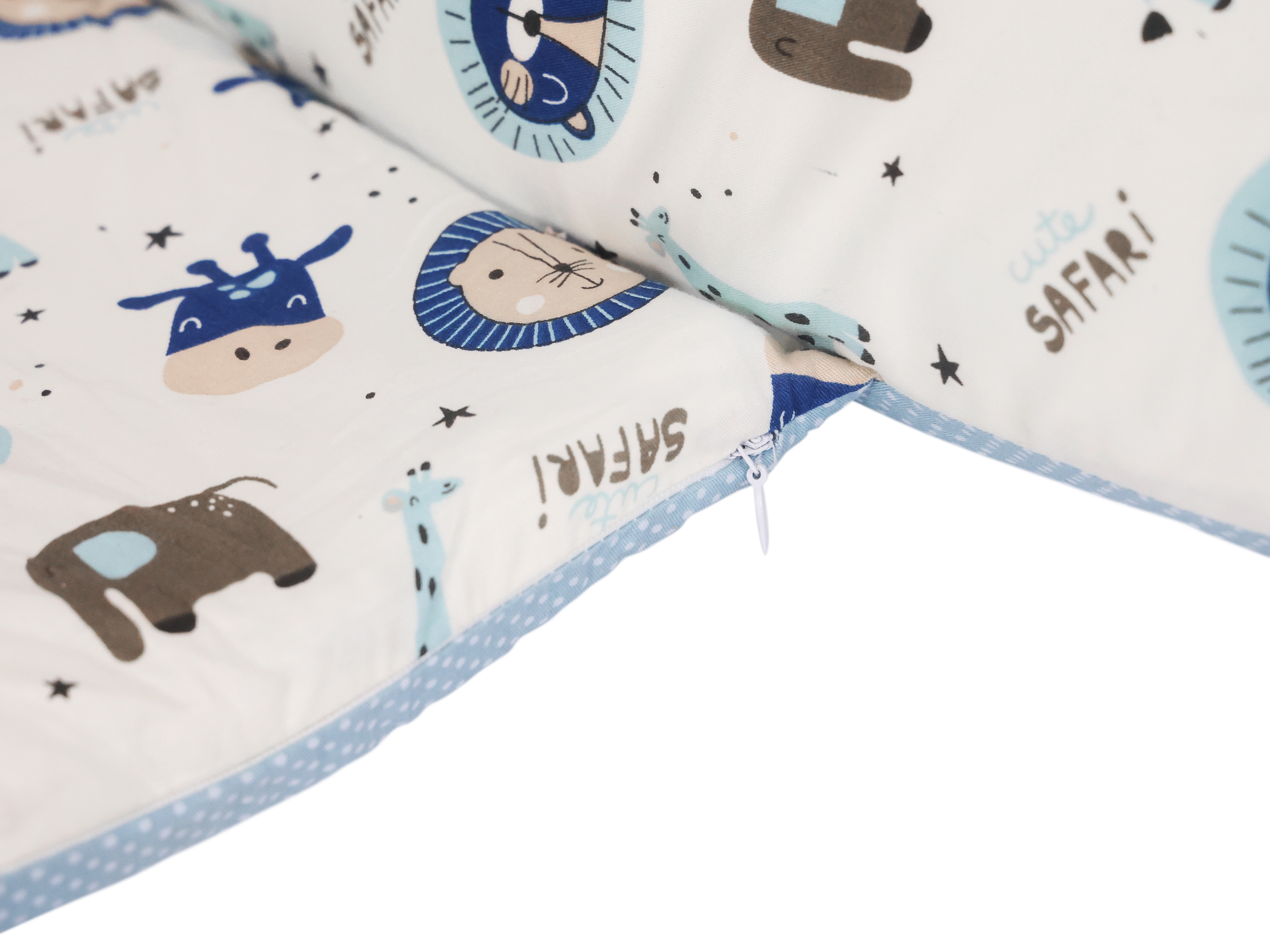 Babynest 90 x 50 x 12 cm blau