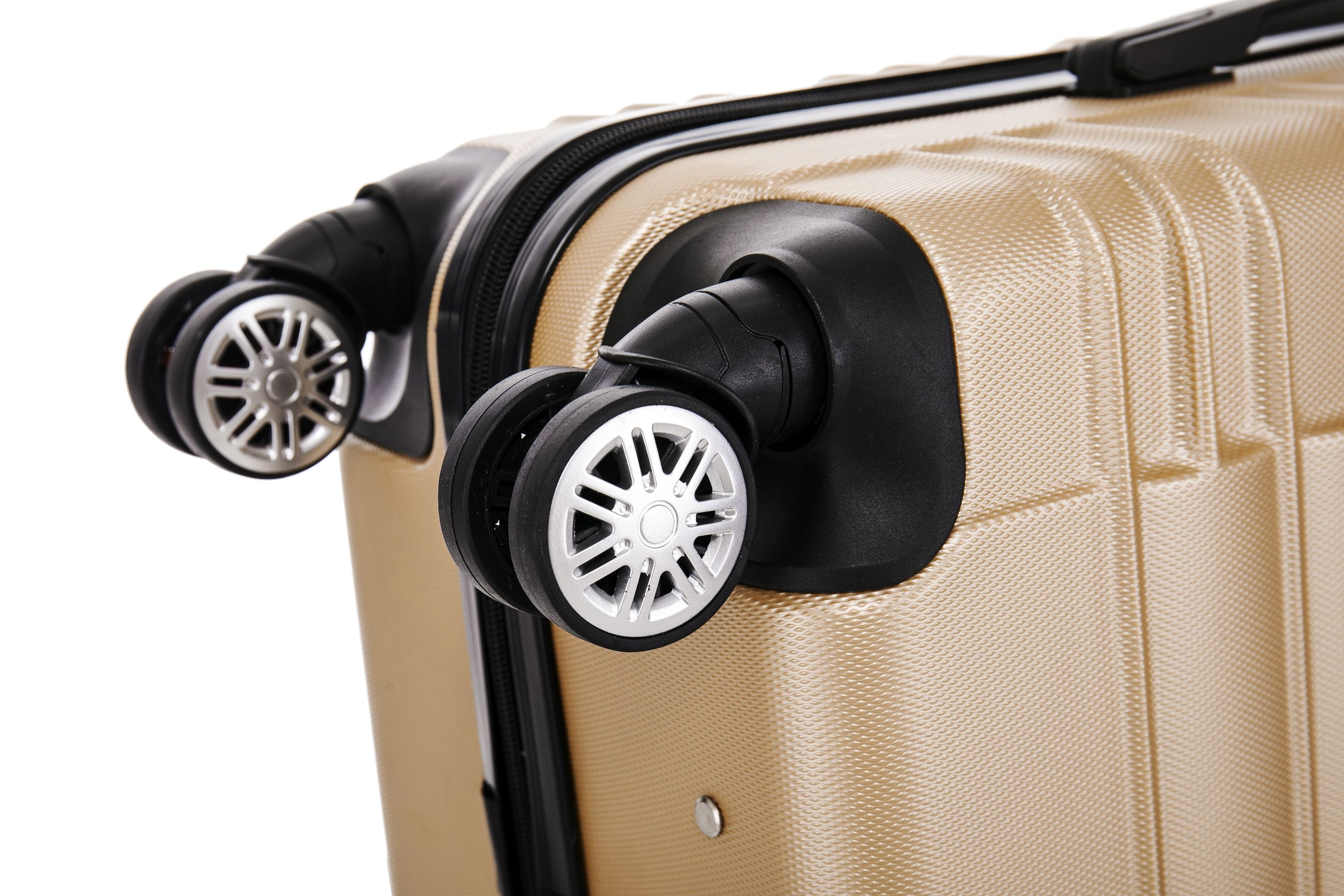 Reisekoffer Hartschalenkoffer AVA 5er Set champagner