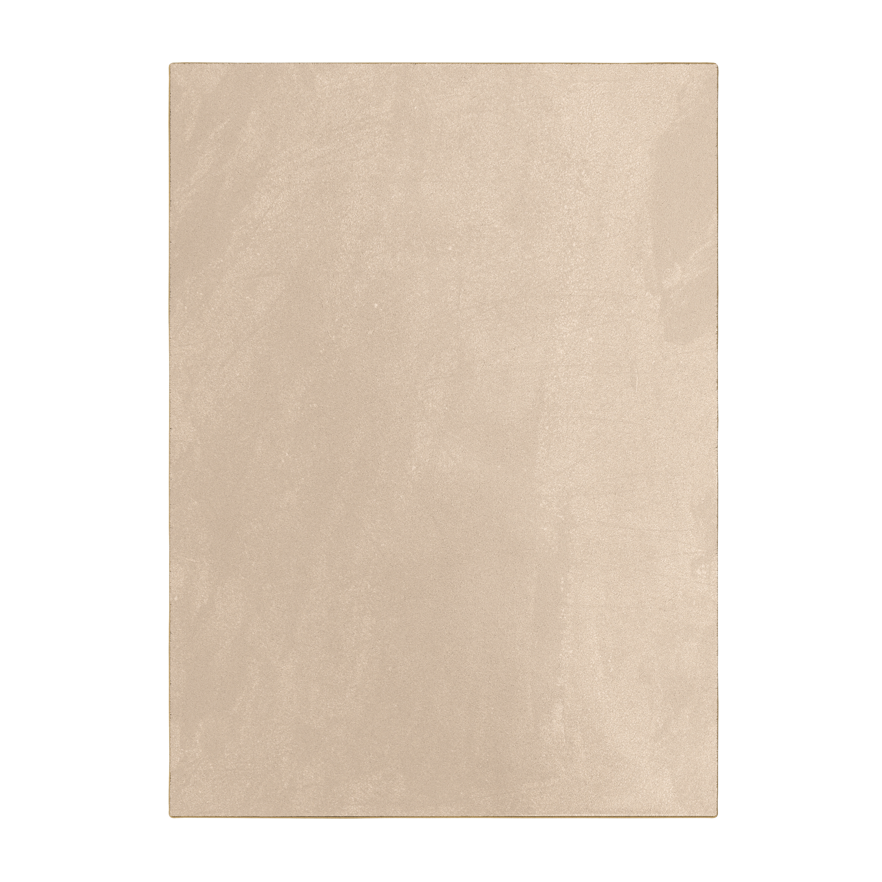 Kurzflor Teppich 160 x 220 cm beige