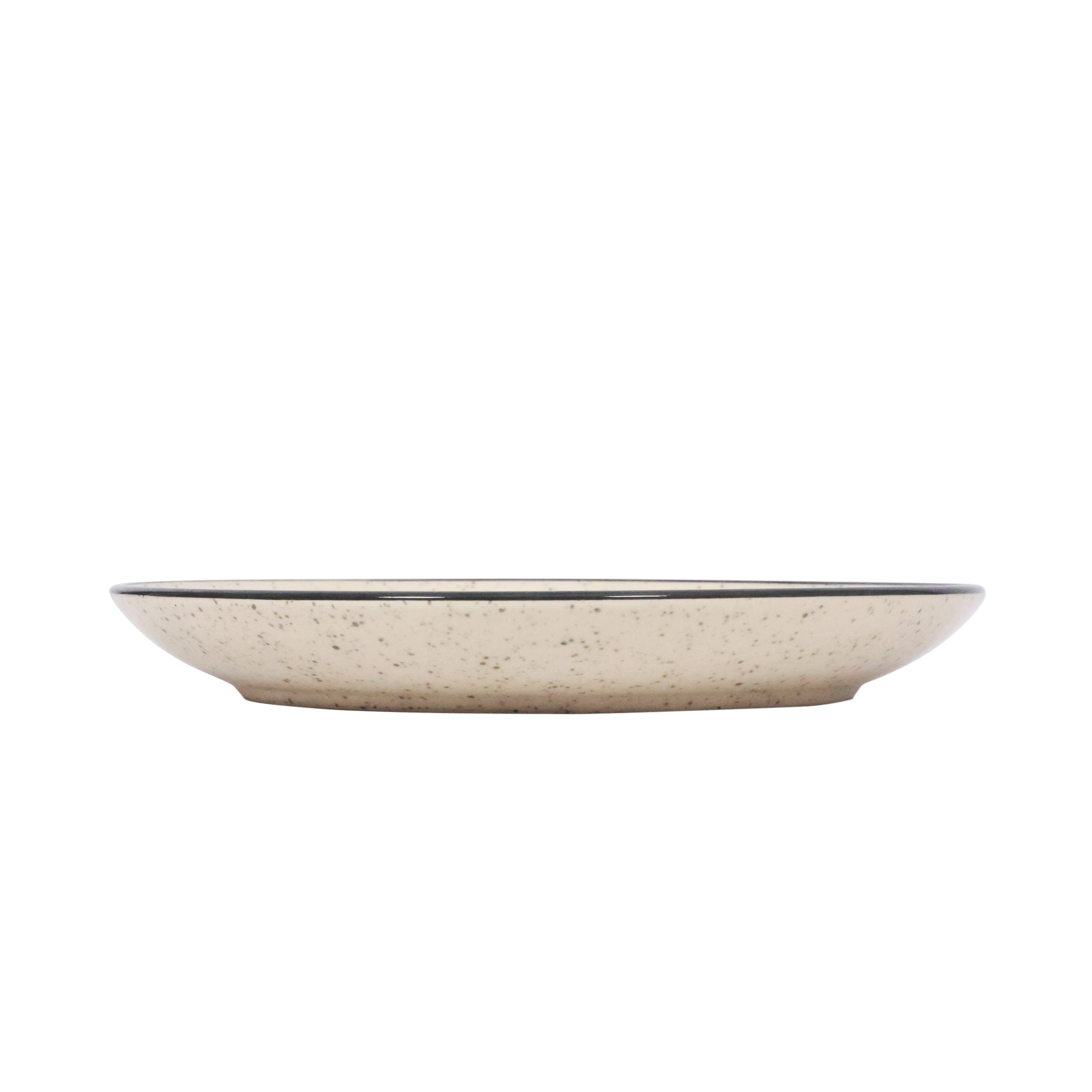 Geschirr-Set Steingut 24-teilig beige