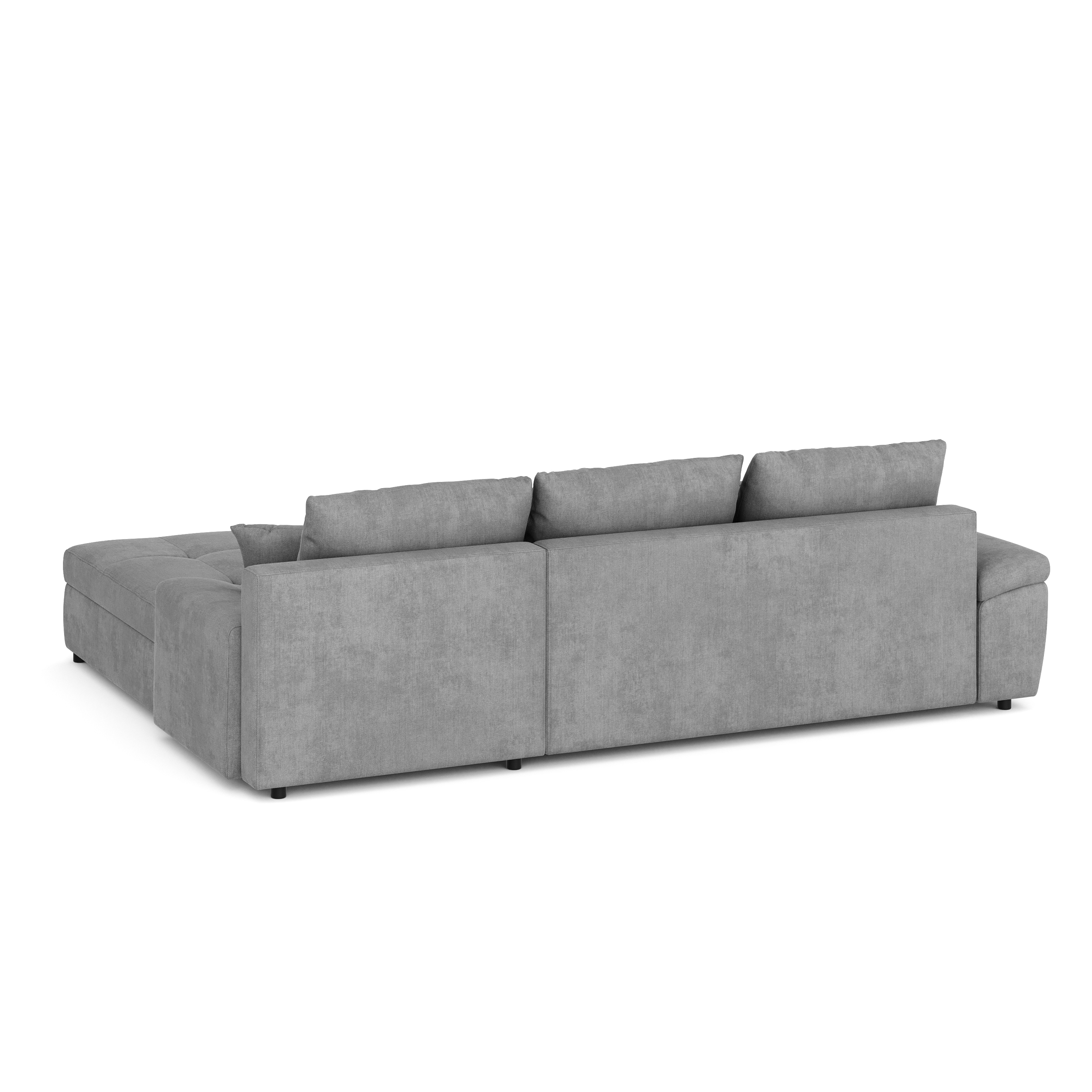 Ecksofa mit Schlaffunktion BRYNN rechts grau