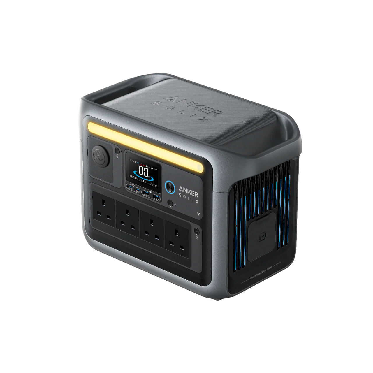 Anker Solix C1000 Portable Power Station 1056Wh Solar Generator LiFePO4 Battery World's Fastest Fast Charging