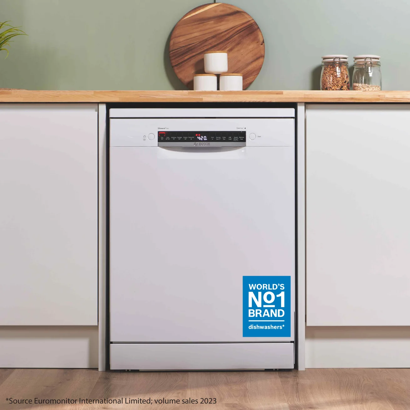 Bosch SMS4EKW06G Series 4 Freestanding Dishwasher 60 cm White