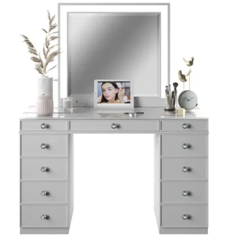Tresanti Alexandra dressing table with LED lighted mirror