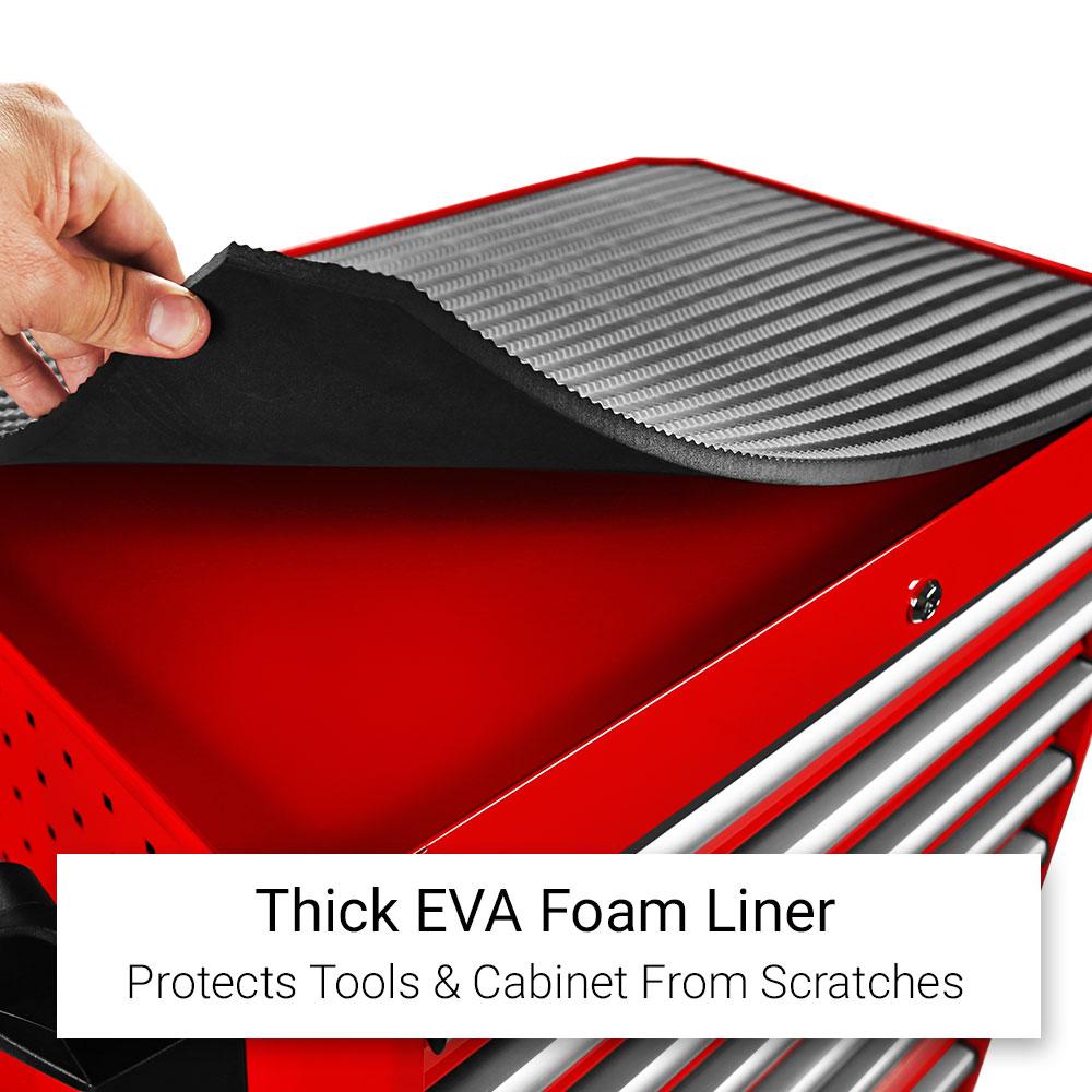 Daytona D450PSKIT – 450-Piece Metric Tool Kit with 10-Drawer Toolbox & 7-Drawer Roller Cabinet