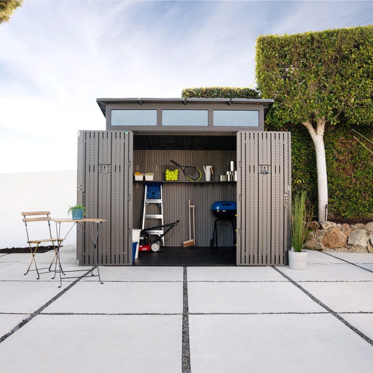 640 cm x 640 cm Geräteschuppen Merkur aus Kunststoff