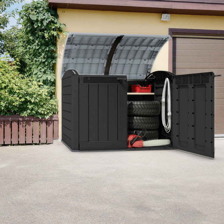 177 cm x 113 cm Geräteschuppen aus Kunstharz