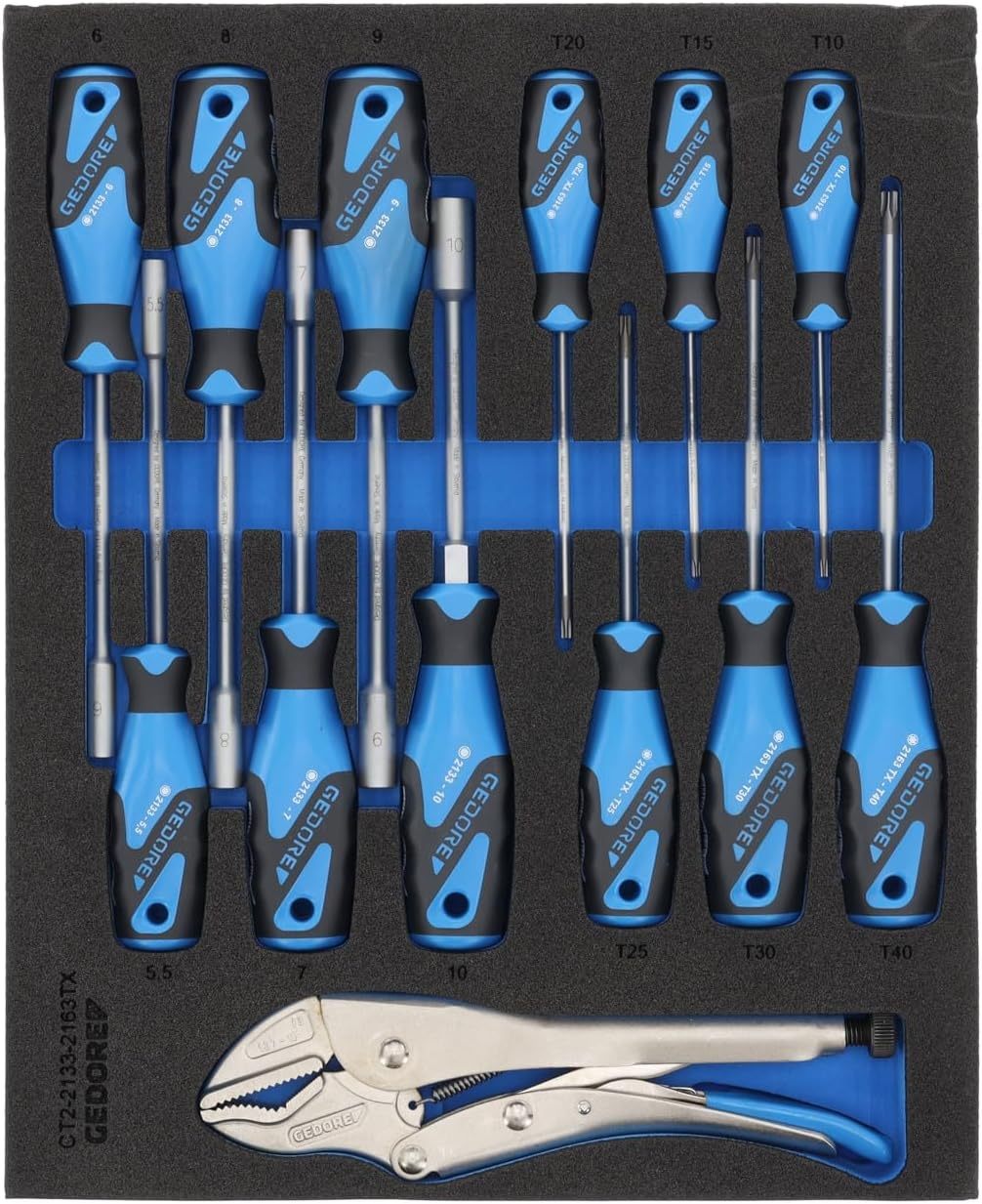 GEDORE 1504XL Rolling Bench with 308 Pieces Tool Set