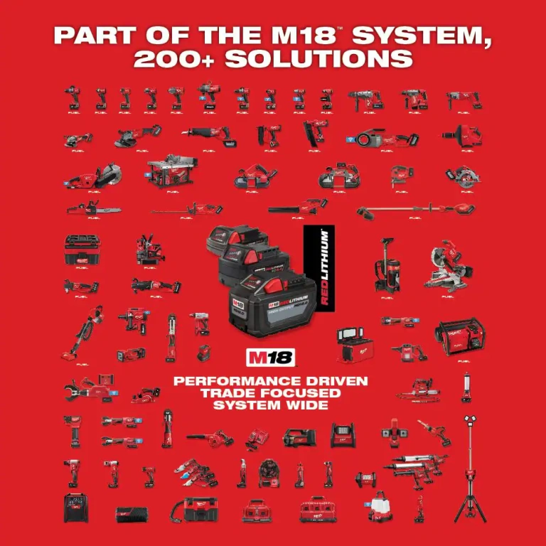 Milwaukee M18 18V Cordless Power Tool Combo Kit – Brushless Set with RedLithium Batteries & Charger (7–25 Piece Options)