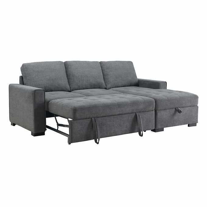 Kendale Sleeper Sofa with Storage Chaise