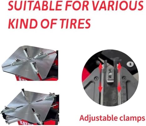 KATOOL 2.0HP Tilt Back Tire Changer Machine with Bead Blaster Tire Changer Tire Machine Tire Repair Tools (850)