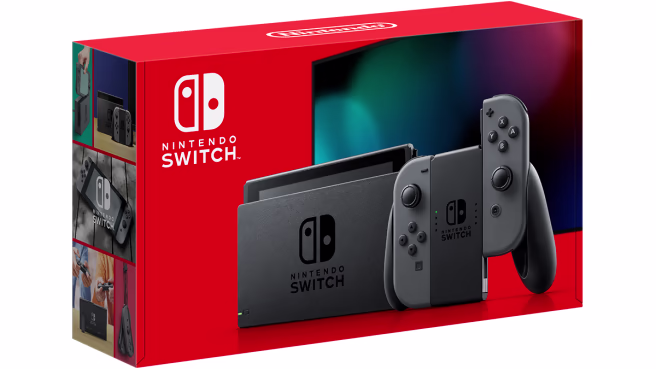 Nintendo Switch - Gray + Gray Joy-Con