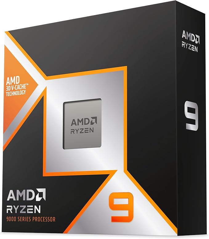 AMD Ryzensets 9 9950X3D 9800X3D 7800X3D Processor With 3D V-Cache™ Technology, 16 Cores/32 Threads, 144MB Cache, 170W TDP, AM5 Socket, Up To 5.7 GHz Boost Frequency, DDR5 & PCIe 5.0