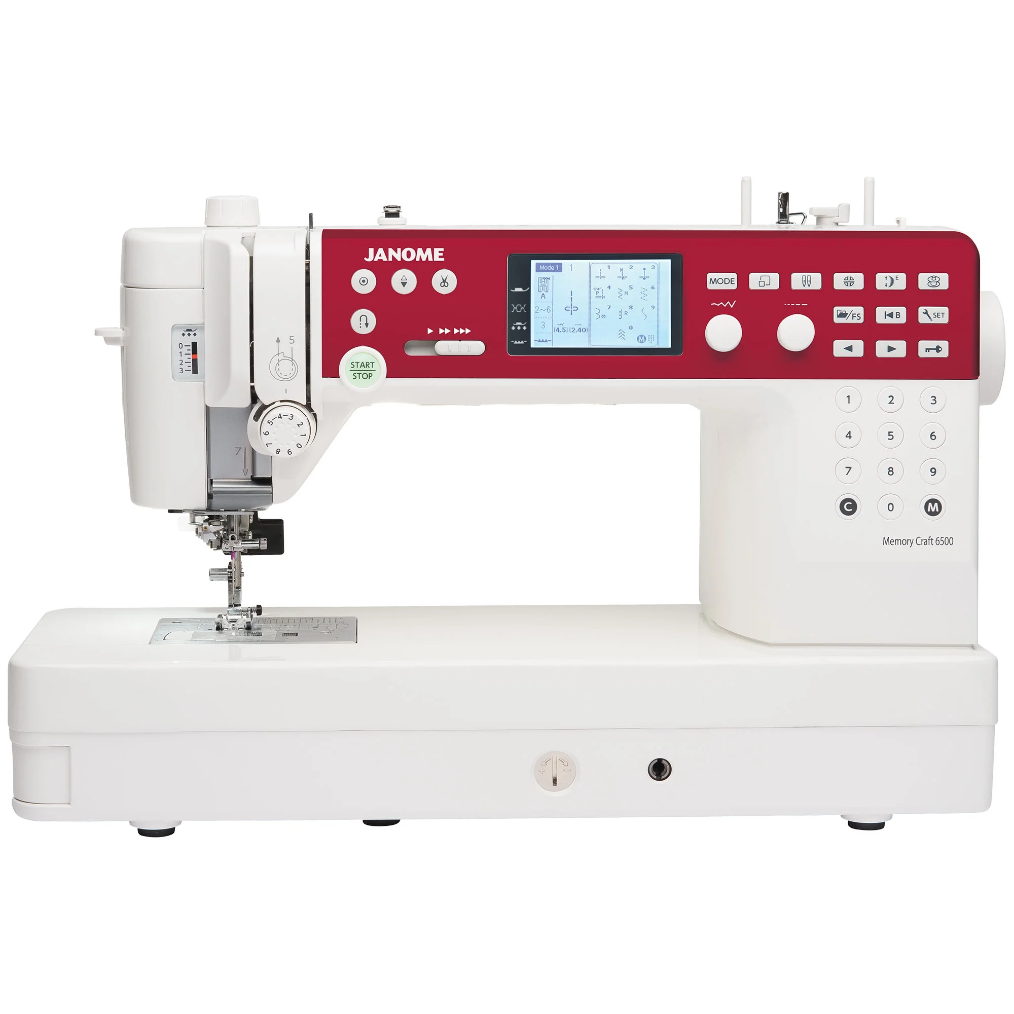 Janome Memory Craft 6650 Sewing Machine with Bonus Quilting Bundle