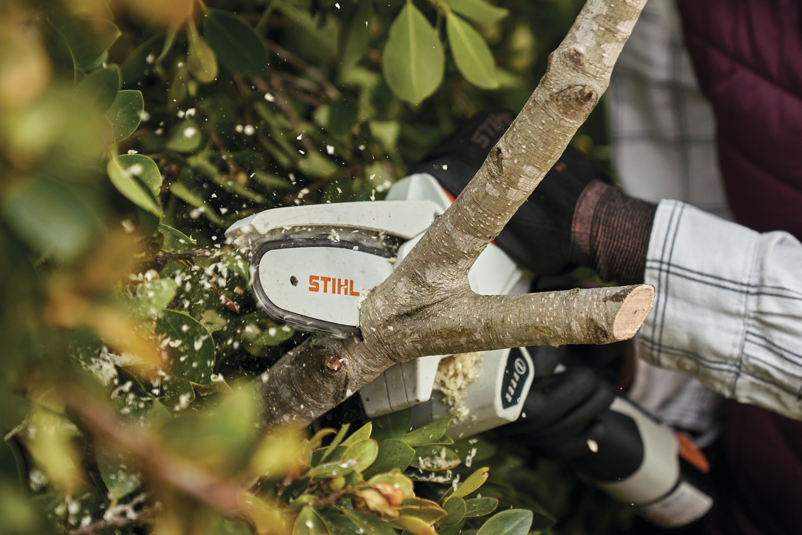 Handheld chainsaw for GTA 26 branches, set with AS2 battery and AL1 charger STIHL