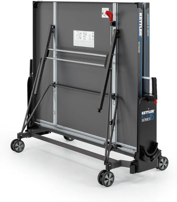 Kettler K5 Outdoor Professional Table Tennis Table, Tournament Quality, Robust, 5 mm Melamine Resin Plate with Scratch-Resistant Overlay Layer, Weatherproof, Collapsible, TÜV Tested, Made In Germany