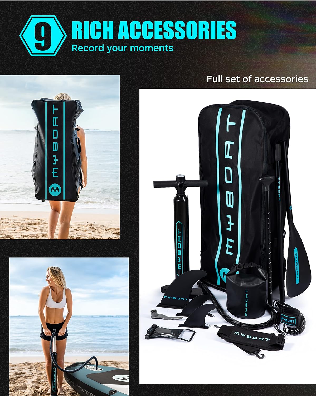 11'6×34×6 Extra Wide Inflatable Paddle Board