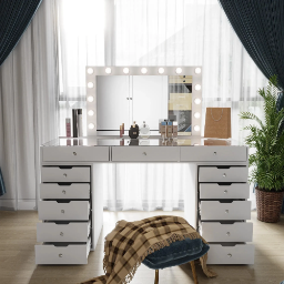 Multifunctional dressing mirror dressing table