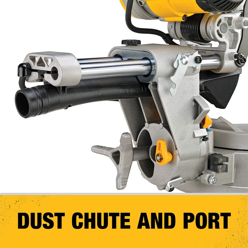 DEWALT DWS780 12 Sliding Compound Miter Saw Plus DWX723-XE 3.8m Extendable Stand Two Piece Bundle