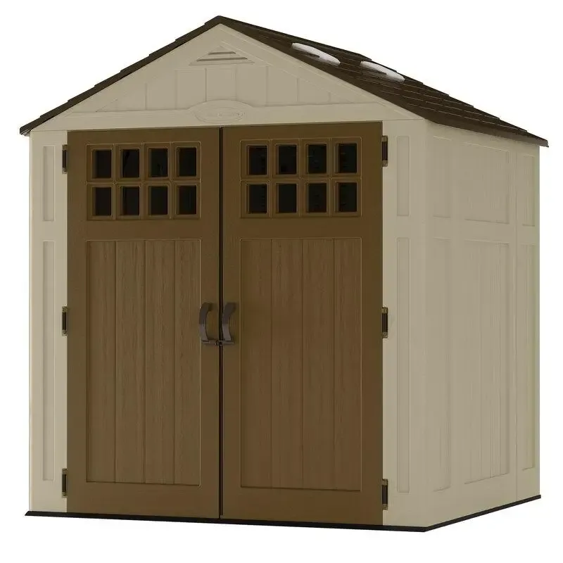 6'3 wide x 5'6 deep resin storage shed