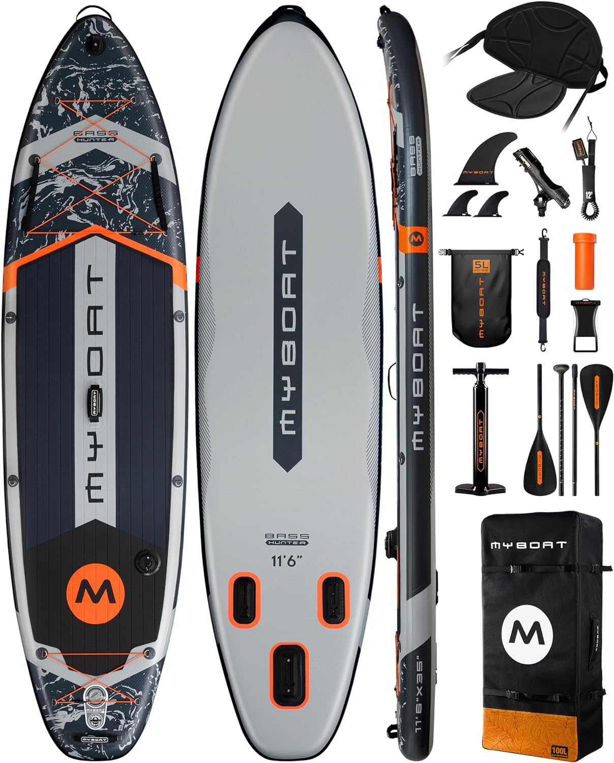 11'6×34×6 Extra Wide Inflatable Paddle Board