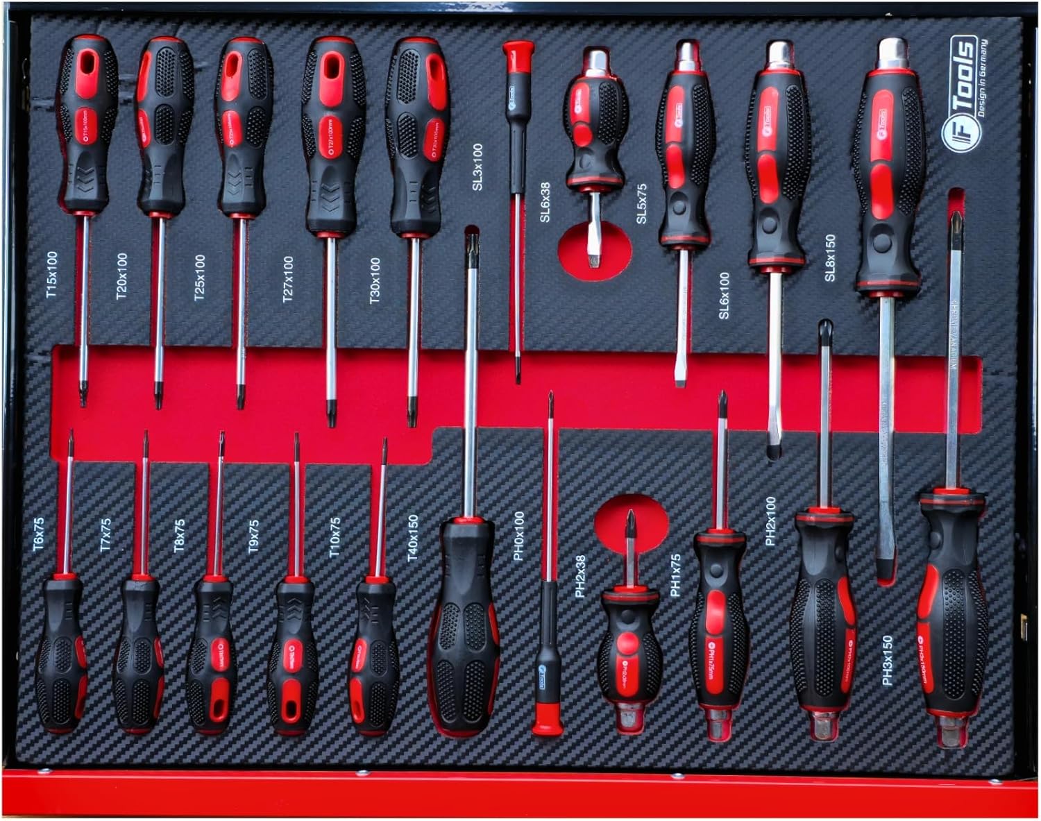 toolcar F-Tools Red XXL workshop trolley tool trolley filled with tools