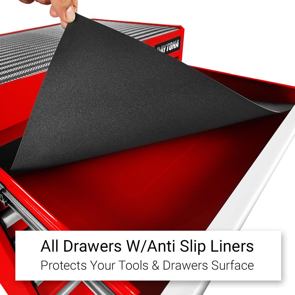 Daytona D450PSKIT – 450-Piece Metric Tool Kit with 10-Drawer Toolbox & 7-Drawer Roller Cabinet