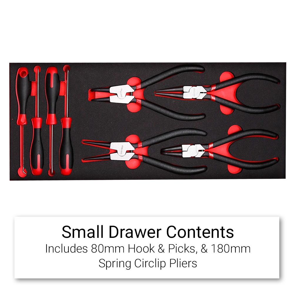 Daytona D450PSKIT – 450-Piece Metric Tool Kit with 10-Drawer Toolbox & 7-Drawer Roller Cabinet