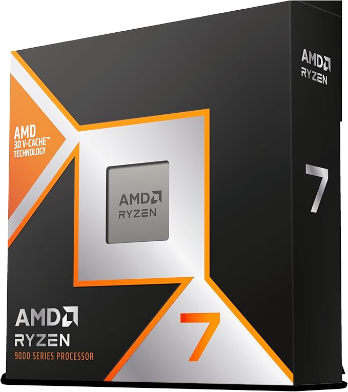 AMD Ryzensets 9 9950X3D 9800X3D 7800X3D Processor With 3D V-Cache™ Technology, 16 Cores/32 Threads, 144MB Cache, 170W TDP, AM5 Socket, Up To 5.7 GHz Boost Frequency, DDR5 & PCIe 5.0