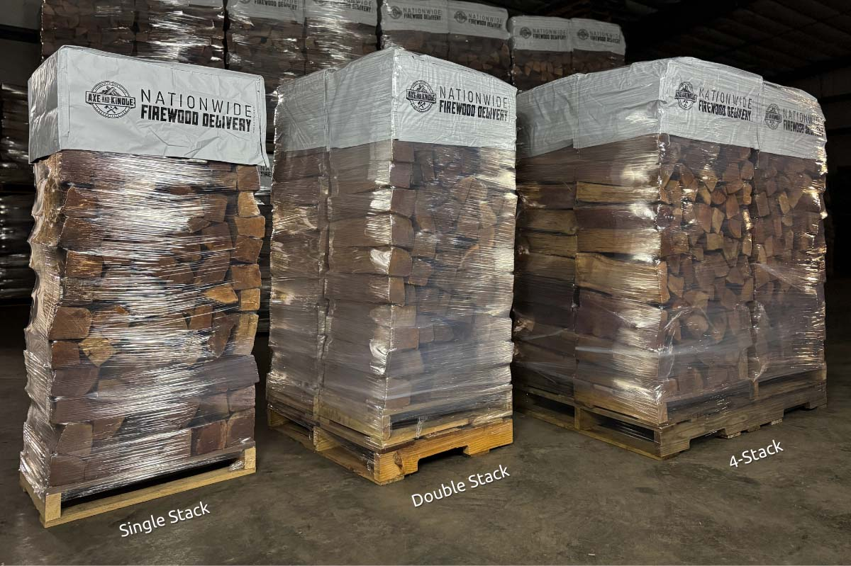 AXE AND KINOLE 4-Stack | Mixed Hardwood Firewood