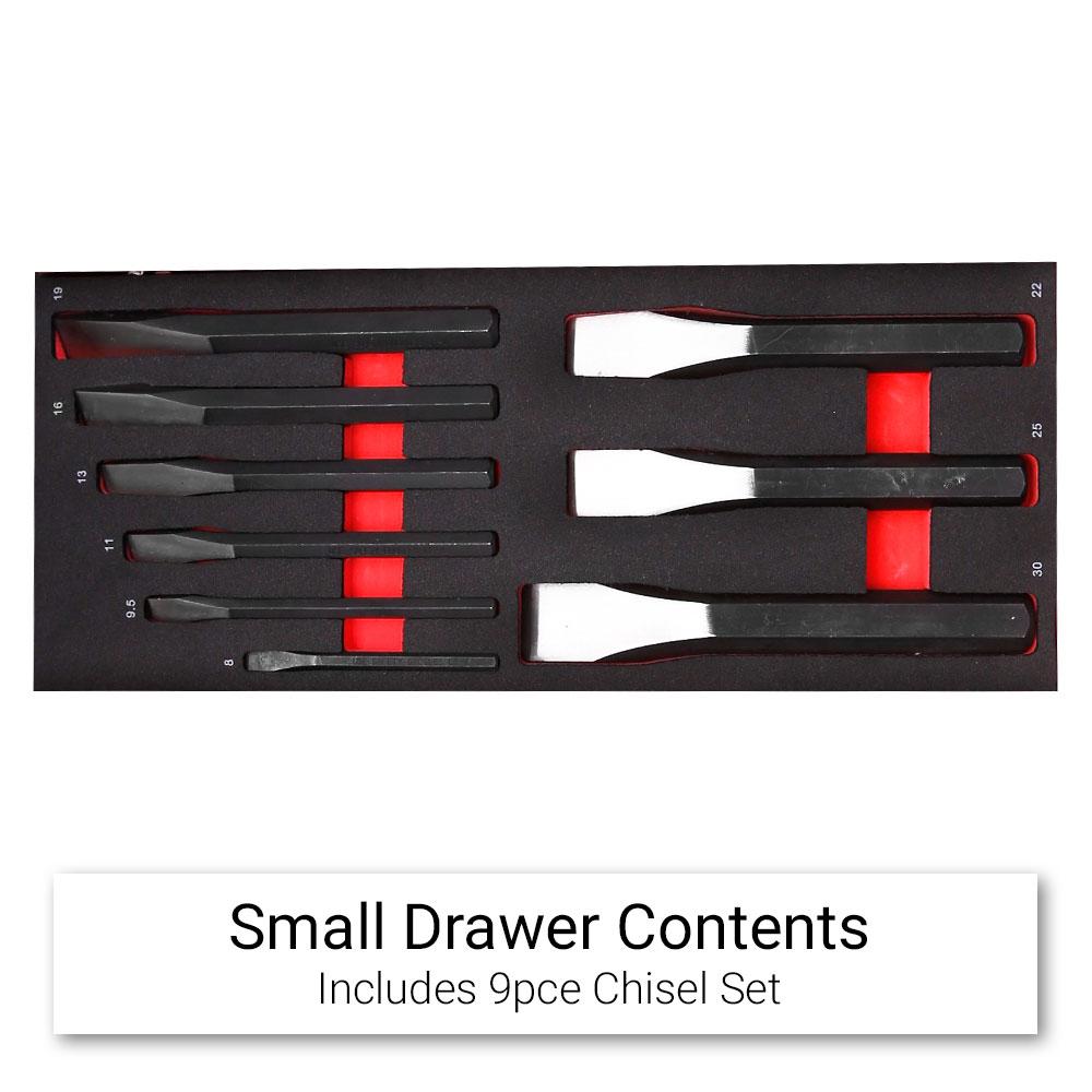 Daytona D450PSKIT – 450-Piece Metric Tool Kit with 10-Drawer Toolbox & 7-Drawer Roller Cabinet