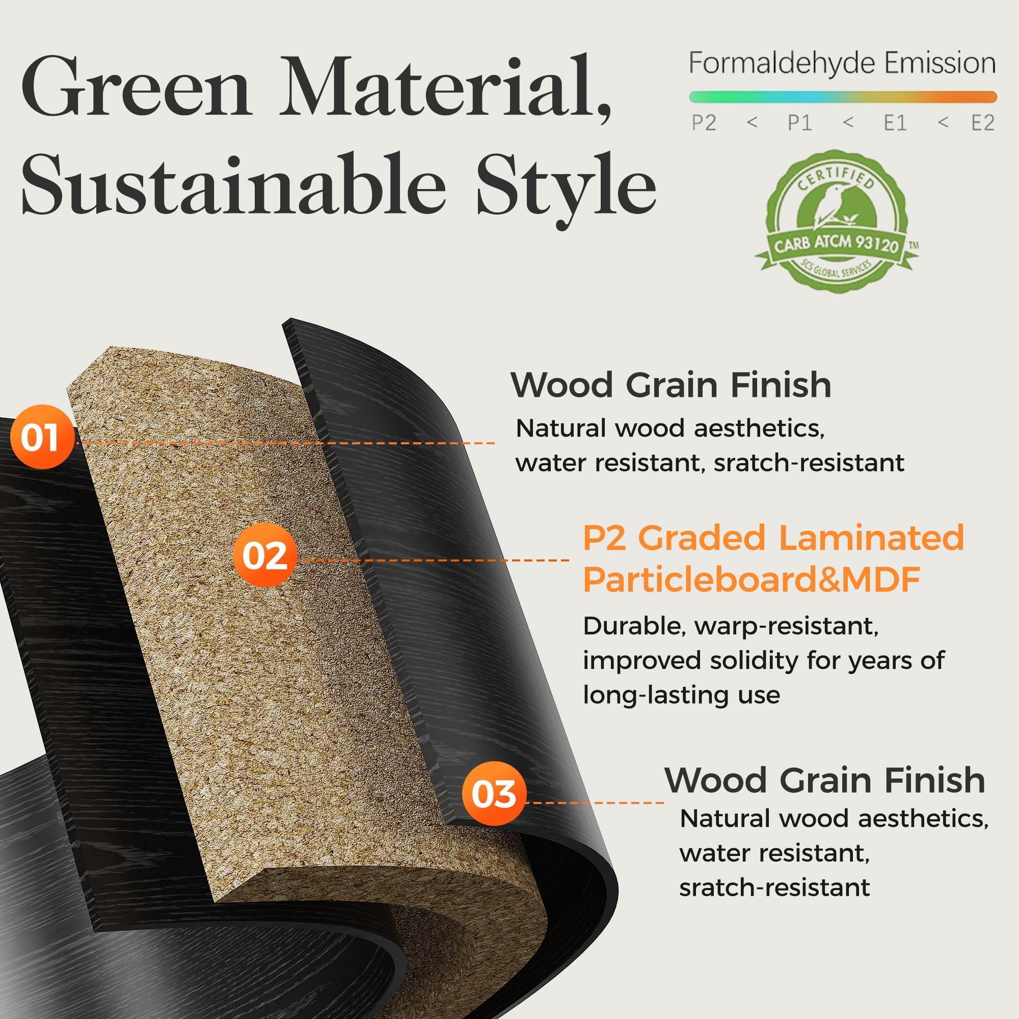 RoyalCraft Farmhouse Fireplace TV Stand for 65+ Inch TV, Entertainment Center with 23 Electric Fireplace with Remote, 34 Modern Rustic TV Console with Sliding Bar Door for Living Room