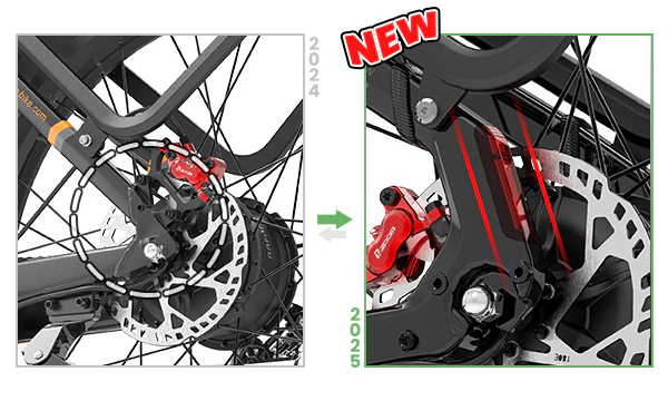 Lankeleisi MG600 Plus 2025 Version 26 Fat Bike 960Wh All Terrain SUV E-Bike with Torque Sensor 48V 20Ah Battery