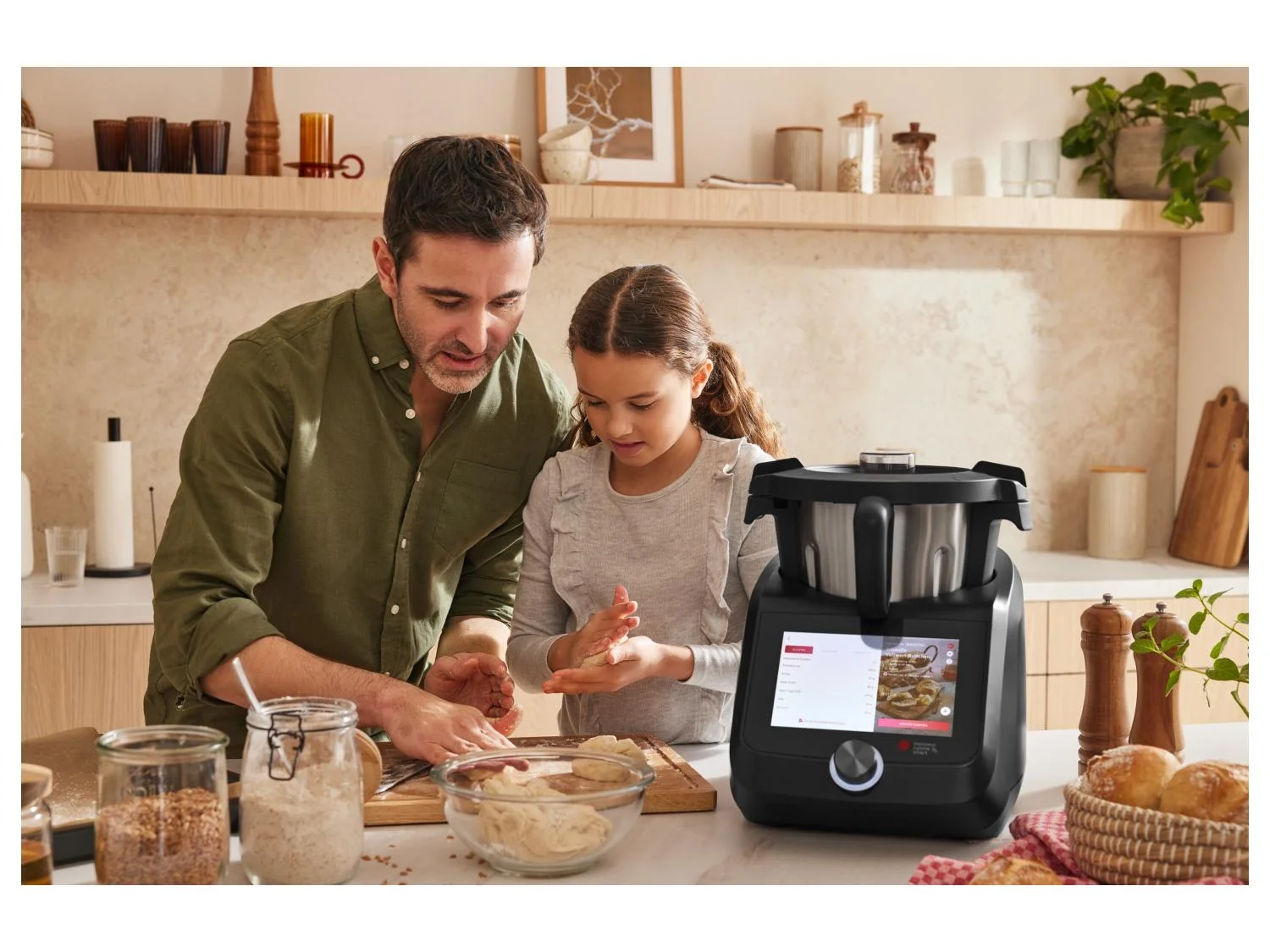 SILVERCREST® KITCHEN TOOLS Monsieur Cuisine Smart SKMS 1200 C1, Anthracite Mat