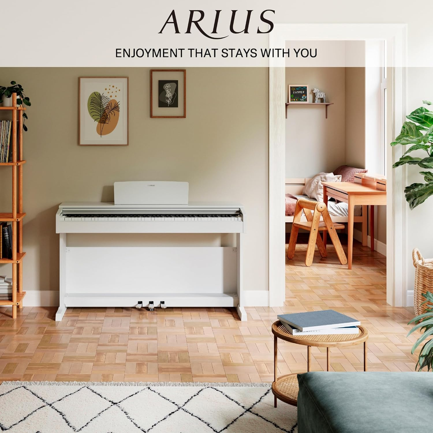 Piano numérique Yamaha ARIUS YDP-145 - Piano classique et élégant pour débutants et amateurs