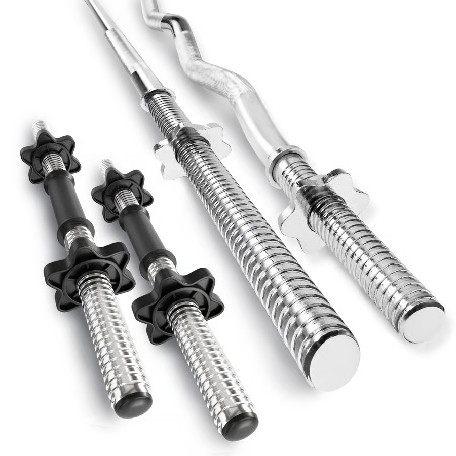 Hop-Sport plastic dumbbell set with weight bench 1065