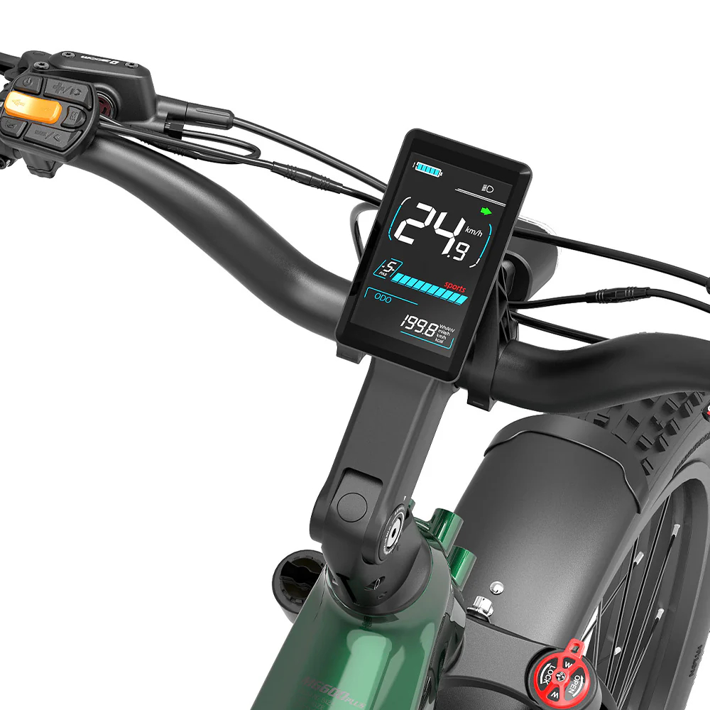 Lankeleisi MG600 Plus 2025 Version 26 Fat Bike 960Wh All Terrain SUV E-Bike with Torque Sensor 48V 20Ah Battery