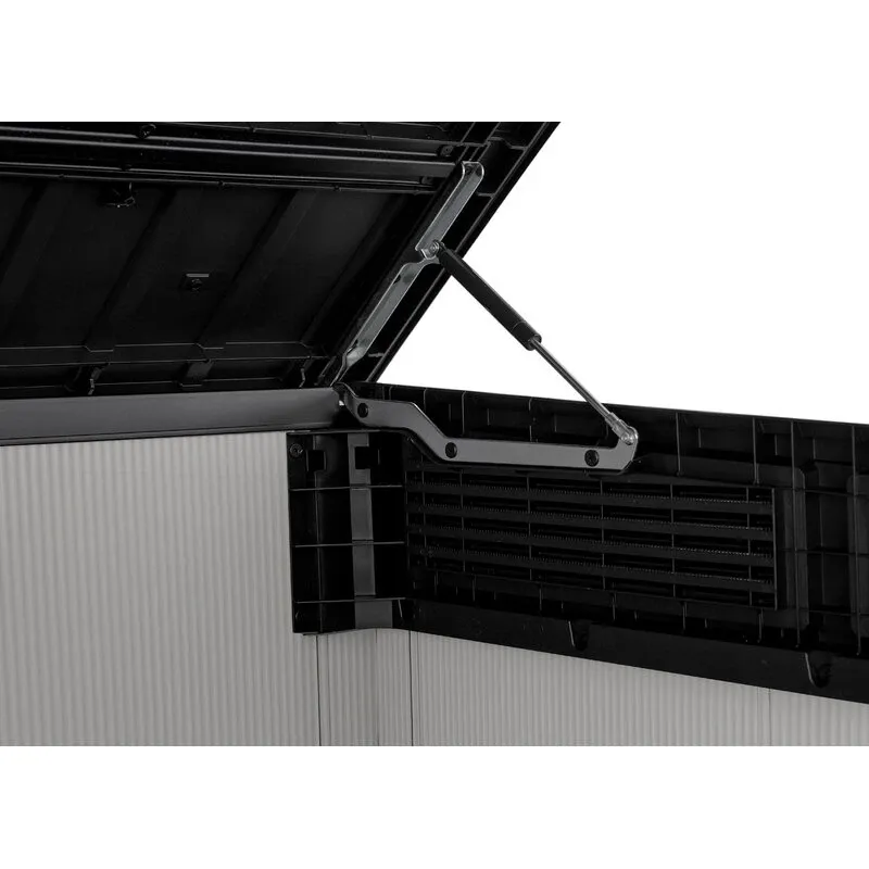 Premier Jumbo 4' 7.5 wide x 2' 8.3 deep resin horizontal trash shed