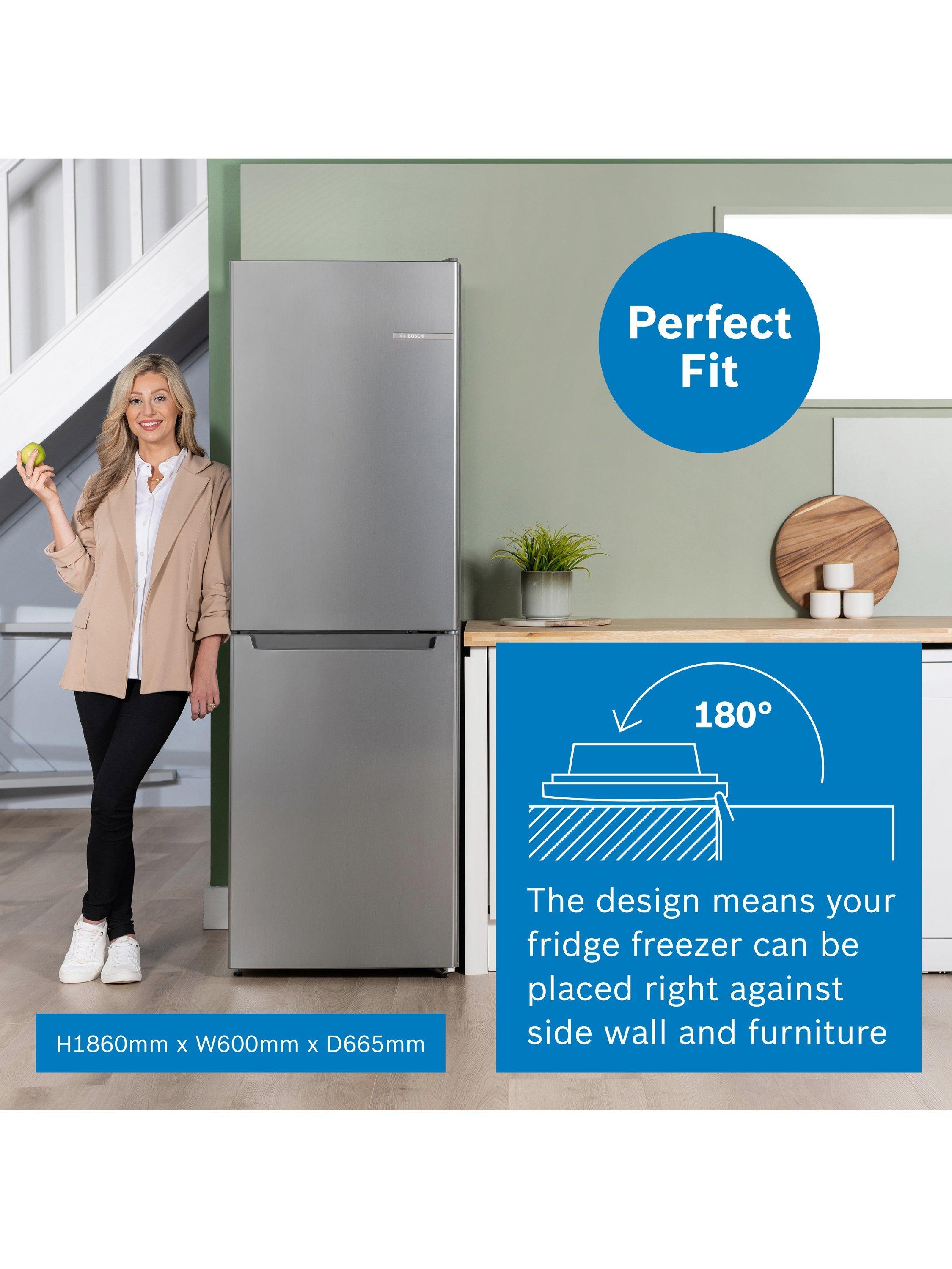 Bosch KGN34NWEAG Freestanding 297L 50/50 No Frost Fridge Freezer