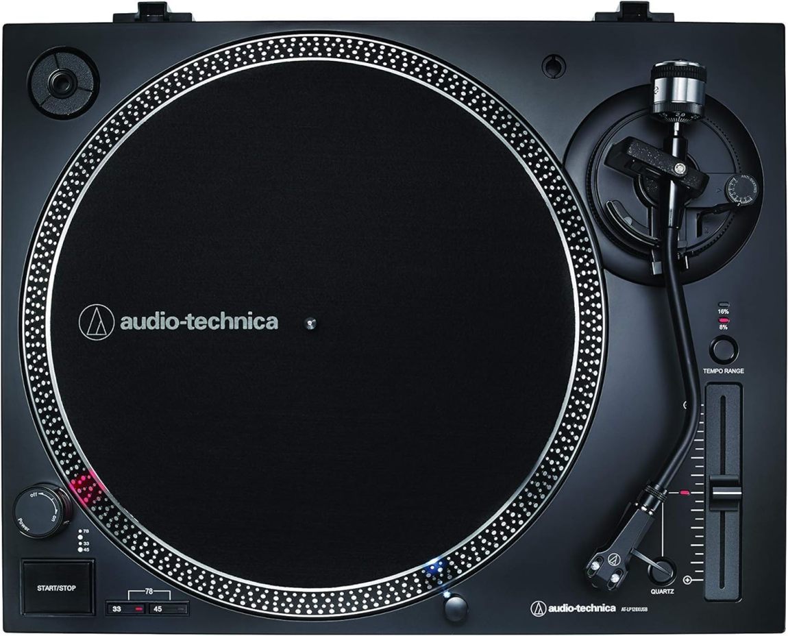Audio-Technica LP120XUSBBK Manual Direct-Drive Turntable (Analogue & USB) Black