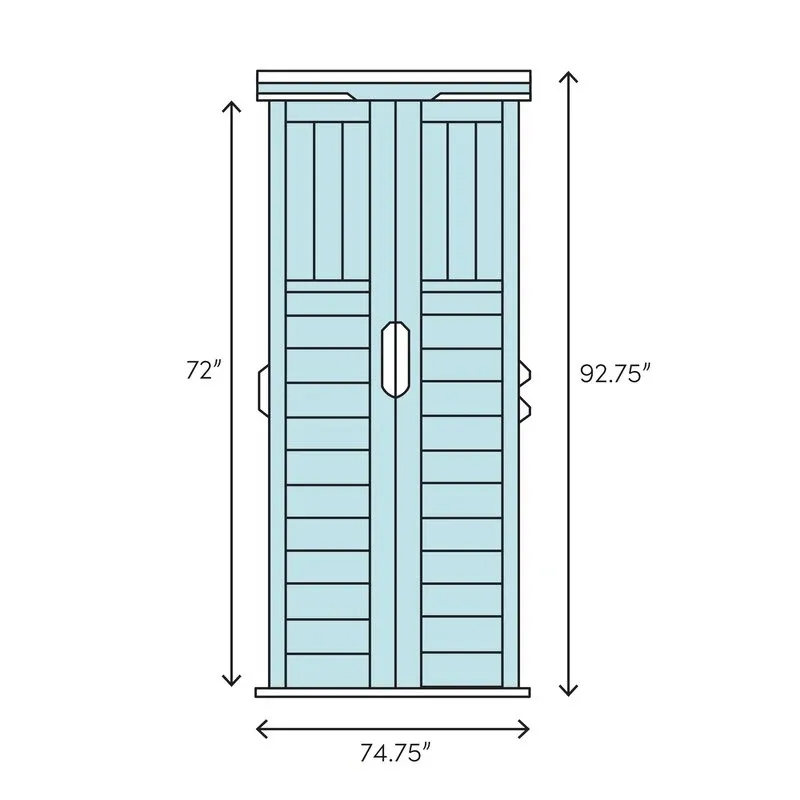 6 ft. 3 in. W x 5 ft. 6 in. D Resin Storage Shed