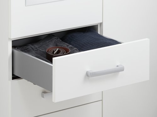 Wardrobe VELLERUP 200x200 combination white