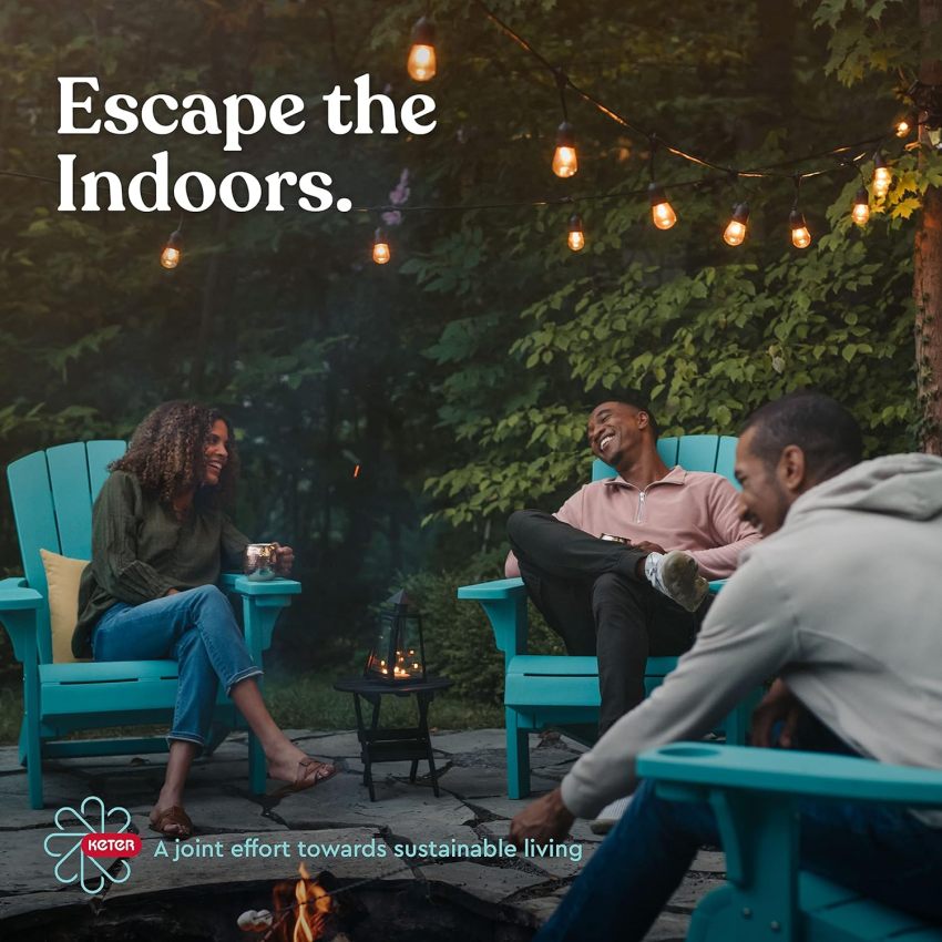 Keter Premier Tall 4.6 x 5.6 ft. Resin Outdoor Storage Shed with Shelving Brackets for Patio Furniture, Pool Accessories, and Bikes, Grey & Black