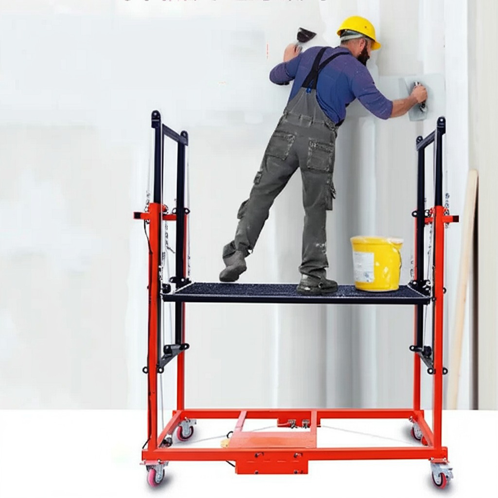 Foldable Electric Lift Scaffolding (Load 1000Kg)